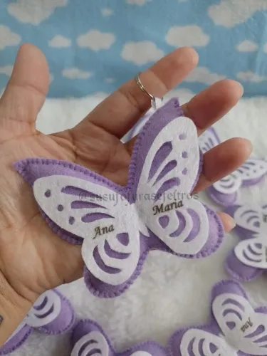 Chaveiro personalizado de feltro_lembrancinhas