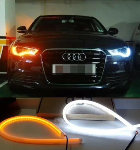 2 Fita De Led Continua 60cm + Função Seta Luz Daylight