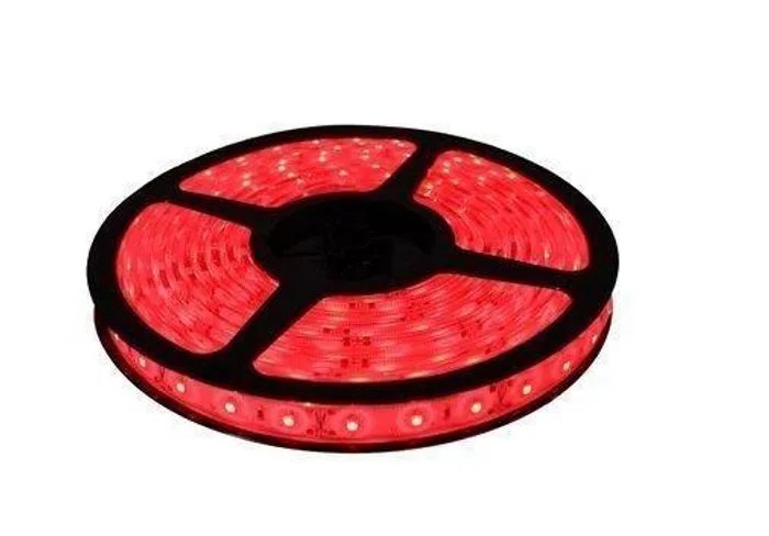 Rolo Fita Led Vermelha Dupla Face 3m Smd 5050 12v 5 Metros