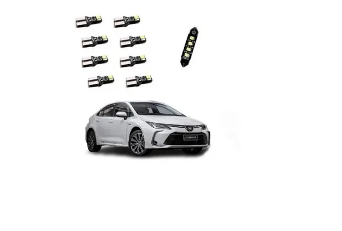 Kit Lampadas LED Iluminação Toyota Corolla Xei 2020 2021 