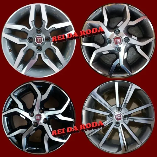 Jogo de Rodas ARO15-Modelos Variados FIAT- Excell - A Partir de R$2.290,00