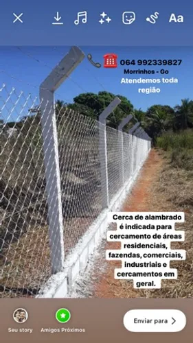 Alambrado montado
