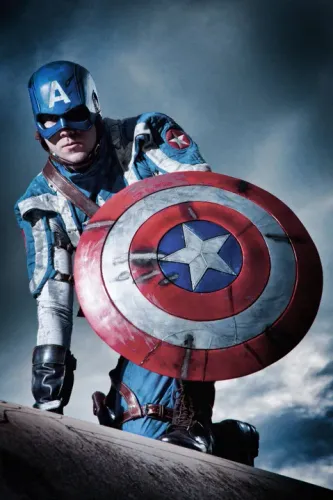 Cosplay Capitão América - O Primeiro Vingador