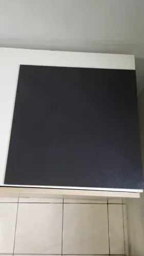 Piso Porcelanato Portinari Preto 44,5 x 44,5