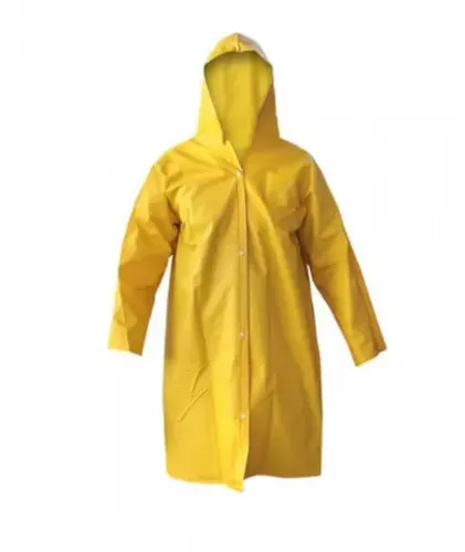 Capa de Chuva Pvc Forrada Standard Amarela - Brascamp