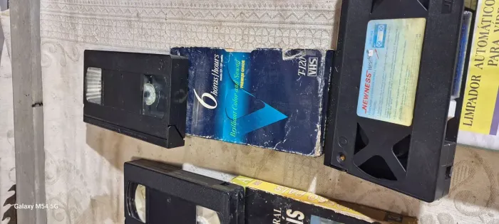 Fitas VHS - 6 horas de duração, vendo unidade