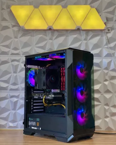 PC Gamer Novo RYZEN 5 + RTX 4070 + 1 ano de garantia e em até 12x