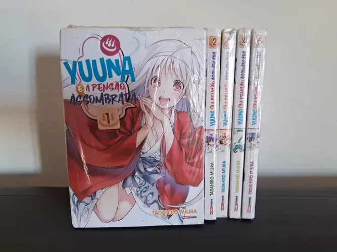 Mangá Yuuna e a Pensão Assombrada - Volumes 1 ao 5 - Editora Panini