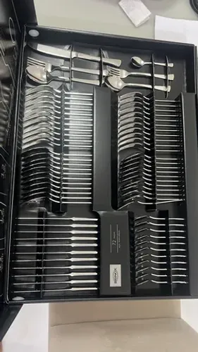 Conjunto faqueiro Inox brinox infinity 72 peças - novo na caixa