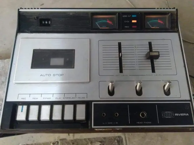 Gravador de K7 Riviera -Tape, fita  Vintage
