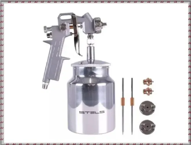 Pistola De Pintura Com Tanque Baixo 1000 ml 5731655 Stels