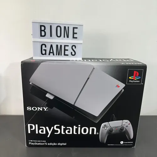 PS5 Slim - Playstation Edição de Aniversario 30 Anos