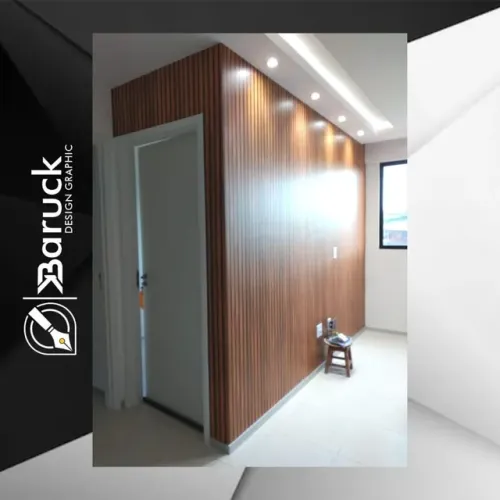Design de interiores - Papel de parede - Paineis - Moveis industrial - Toldo