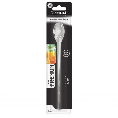Colher De Suco De Inox Premium 20cm