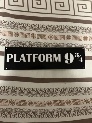 PLACA PLATAFORMA 9 3/4 (HARRY POTTER) 