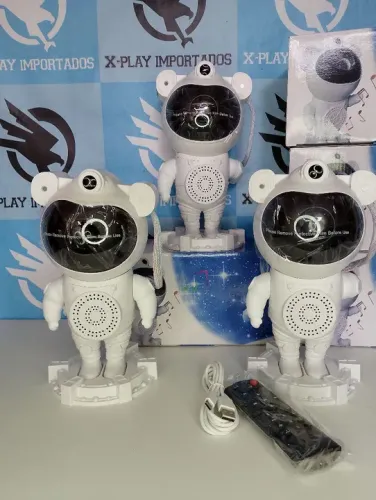 Luminária planetária astronauta