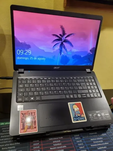 Notebook Acer Aspire Intel I5 10 geração Windows com Mochila Grande