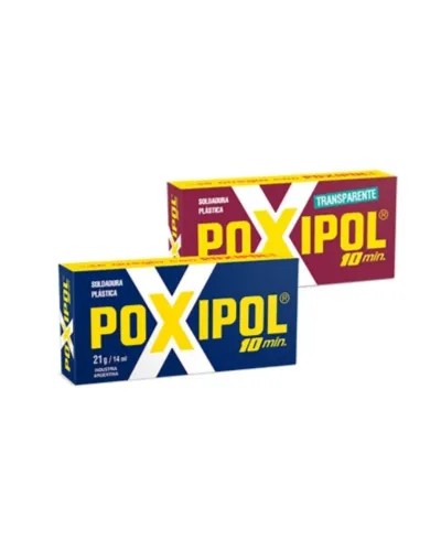 Poxipol Metálico e Transparente 21g/14ml