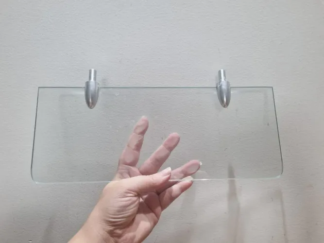Prateleira de vidro 33x14