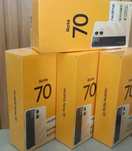 Realme Note 70 - lançamento 256 + 08  ram Capa Pelicula Entrega Gratis 