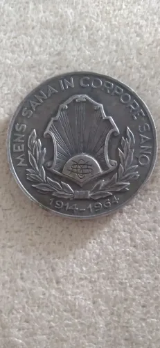 Medalha antiga comemorativa