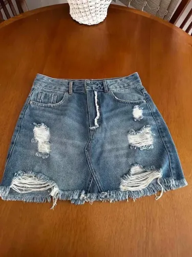 Saia jeans bluesteel Rener 