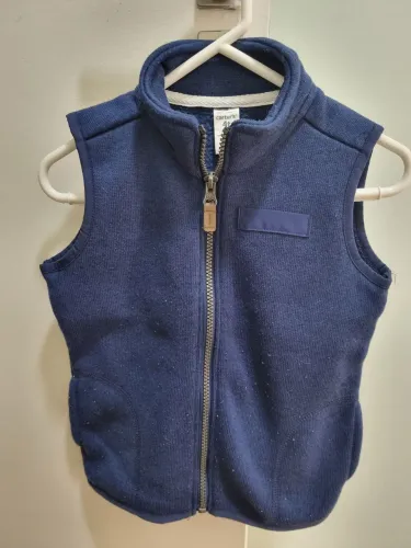 Colete Infantil Carter's Azul Marinho - Tam. 4T