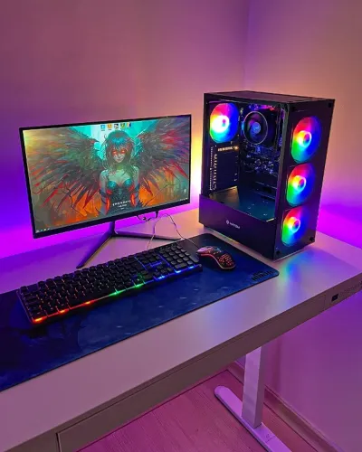 Pc Gamer Completo Intel Core Roblox, Free fire gta 5 e muito mais 1 ano de garantia