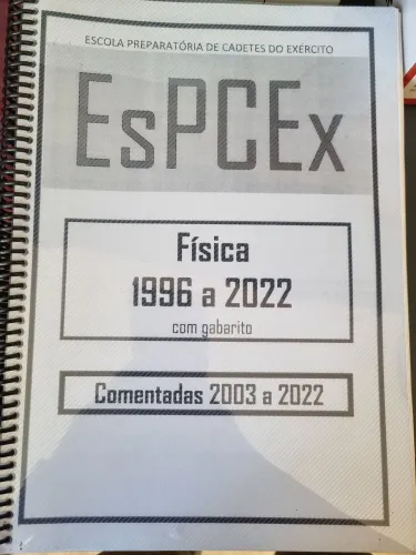 Apostila concurso EsPCEx Física questões comentadas