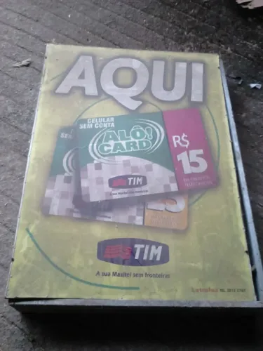 Caixa de Ferro para letreiro Luminoso