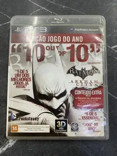Jogo Playstation 3 Batman Arkacity