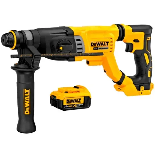 Kit Martelete Perfurador Rompedor Sds Plus 3,0J 1 Bateria 20V 4Ah Brushless Dewalt DCH263