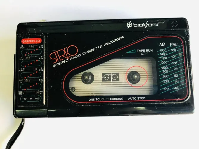 Rádio Gravador Vintage  Broksonic TSG 45