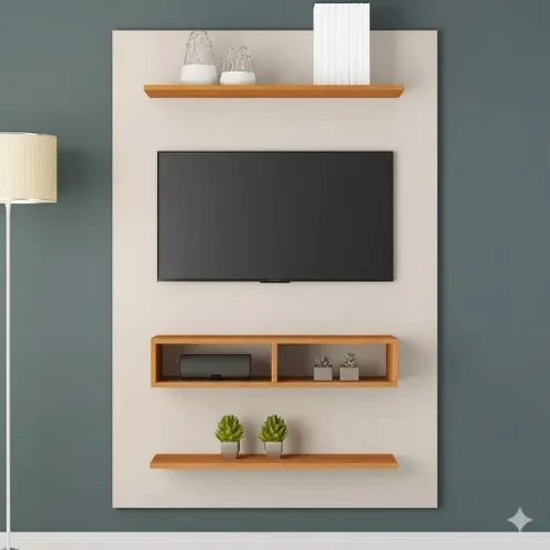 Painel Byte Off White/Mel