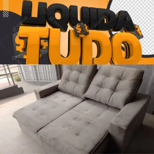 Sofa Monte carlo retratil e reclinavel novo de fabrica