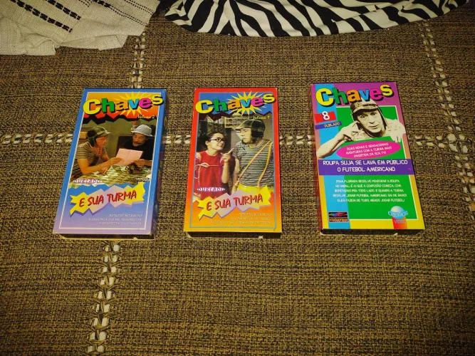 Chaves fitas em Vhs, de vídeo, várias, originais.