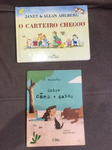 Livros Infantis - Paradidáticos : O Carteiro Chegou e Entre Cães e Gatos
