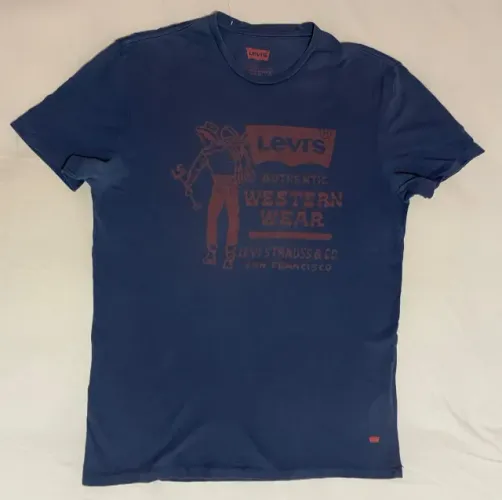 Camiseta Levi`s Original Azul Tam M