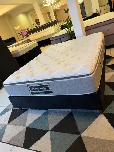 Cama de Casal PILLOW TOP SEMINOVA - Entrego!