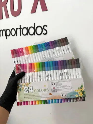 Canetinhas para colorir 24 peças