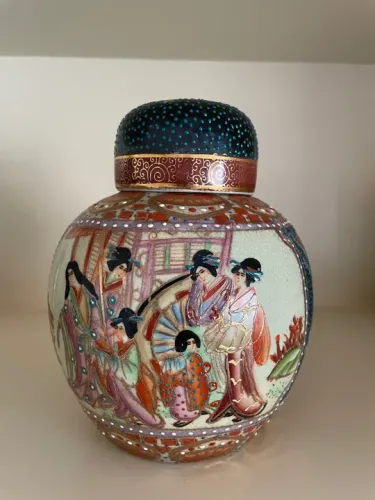 Jarro Decorativo Japonês