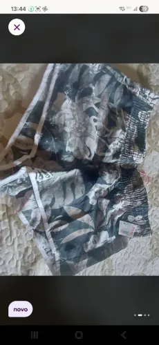 3 Shorts Feminino Estampado