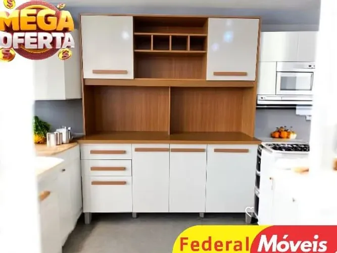 Armário de Cozinha 6 portas 100% MDF