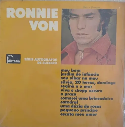 Disco de Vinil Ronnie Von - Série Autógrafos de Sucesso