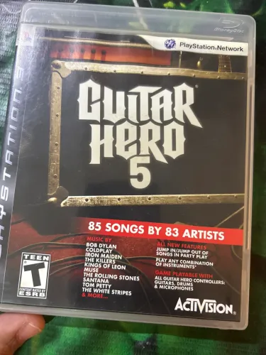 Jogo PS3 Guitar Hero 5