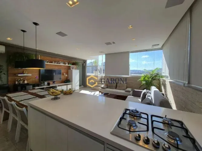 Apartamento tipo cobertura à venda 246m² três suítes, seis vagas, condomínio clube, Lapa S