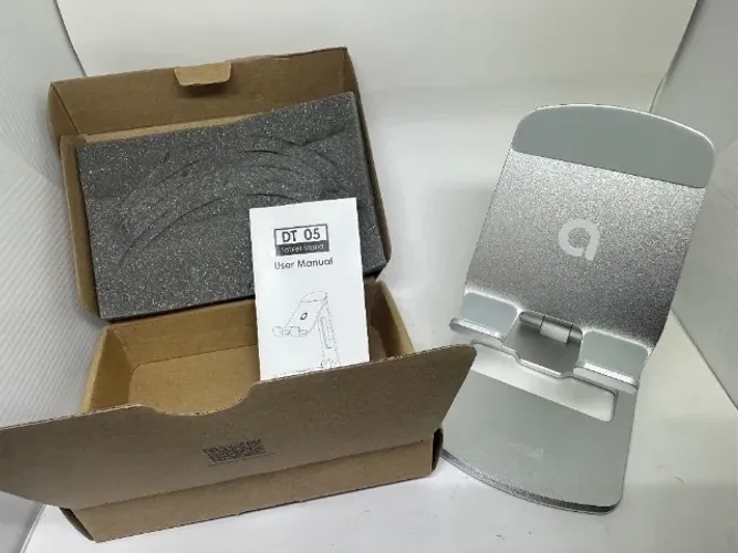 Suporte para tablet para mesa Suporte portátil de alumínio ajustável Doca dobrá