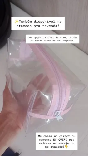 Necessaire transparente atacado e varejo