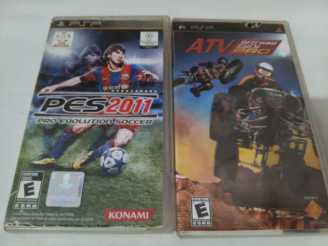 2 jogos PSP completos C/ Manuais e Panfletos $80 Cada