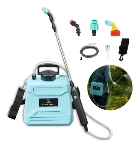 Pulverizador Elétrico 5 Litros Portátil Lateral À Bateria BOM-7642